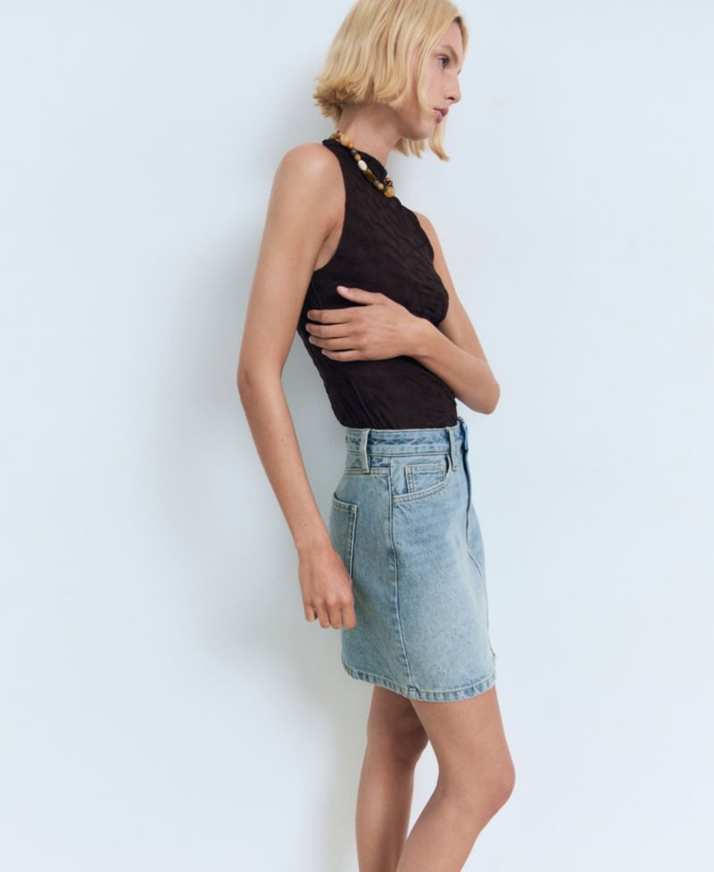 Women's Denim Short Skirt