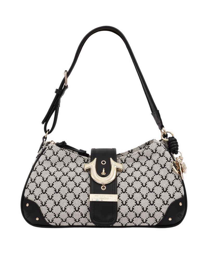 Multi-Strap Denim Shoulder Bag