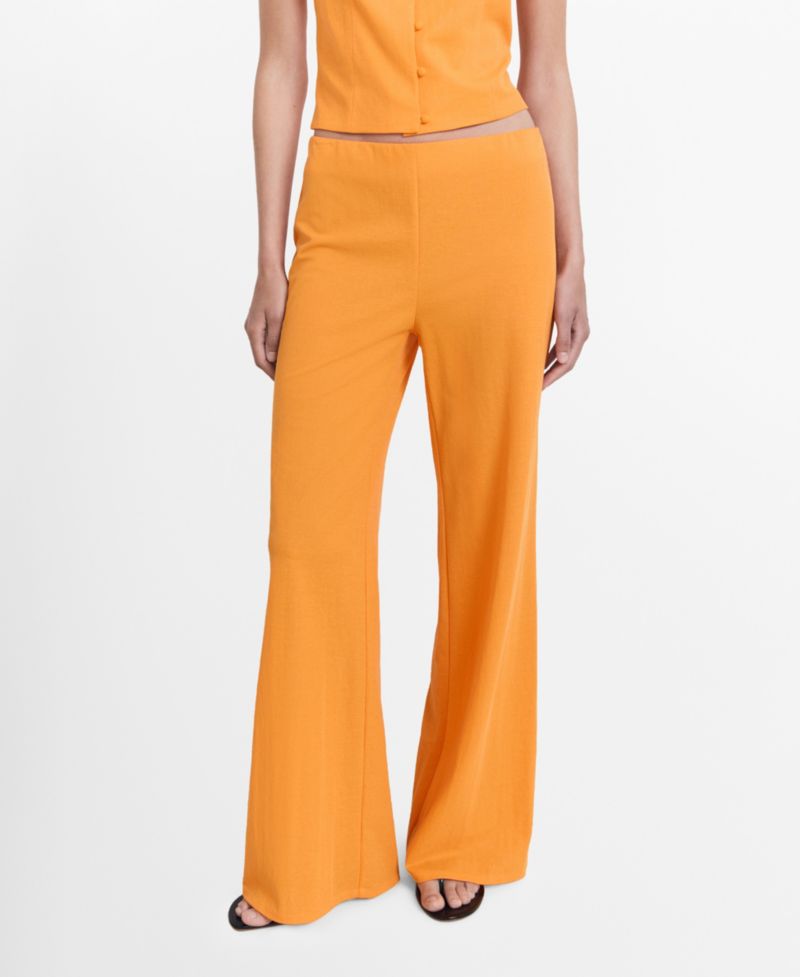 Women's Flowy Straight-Fit Pants