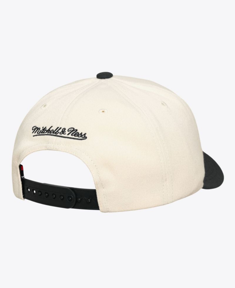 Men's Cream/Black New York Mets Flawless Stretch Snapback Hat