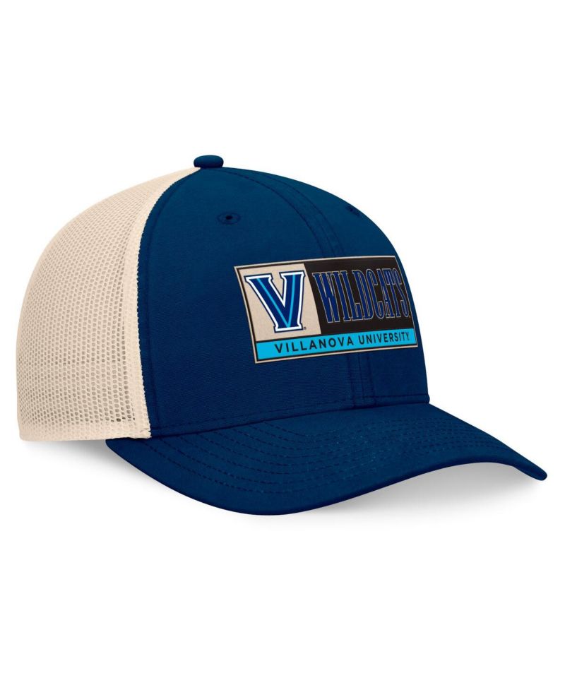 Men's Navy/Natural Villanova Wildcats Bennett Trucker Adjustable Hat