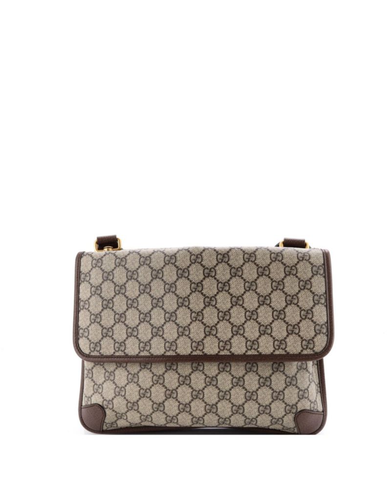 Medium Neo Vintage Flap Messenger GG Coated Canvas