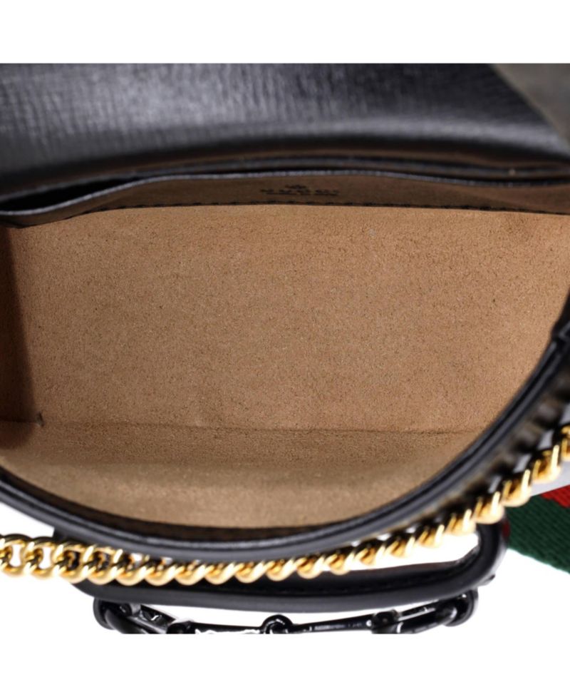 Horsebit 1955 Flap Wallet with Strap Leather