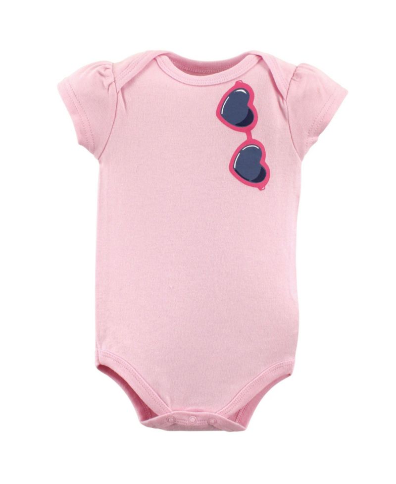 Baby Girls Treasure Soft Cotton Two-Piece Outfit Bodysuit & Pants