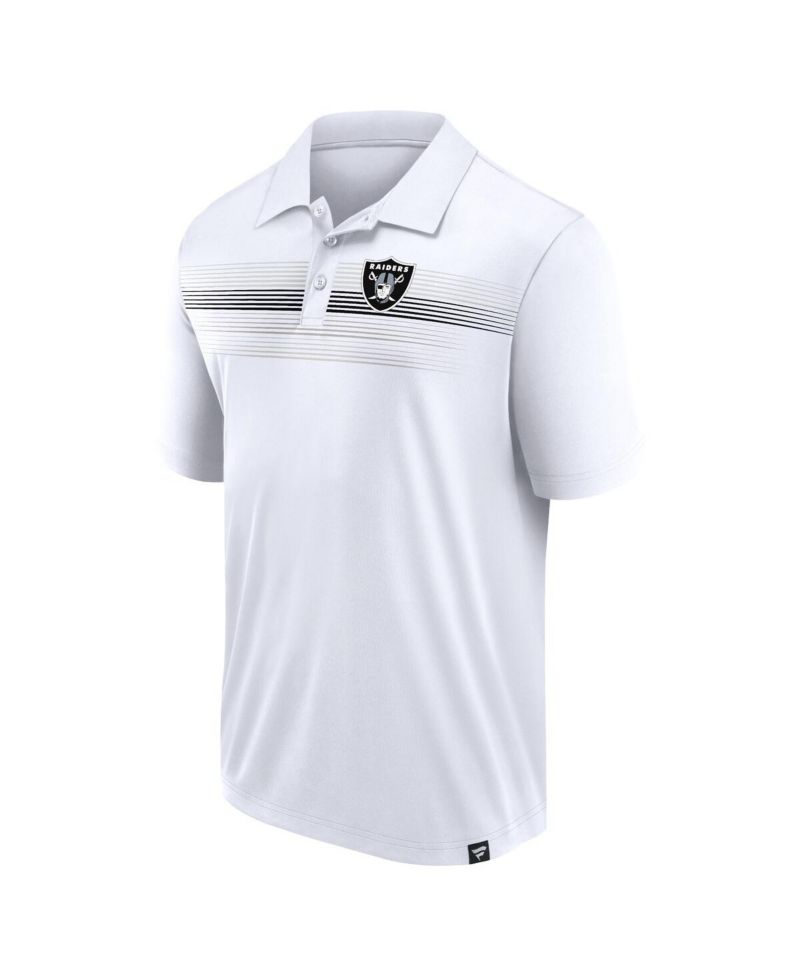 Men's White Las Vegas Raiders Victory For Us Interlock Polo Shirt
