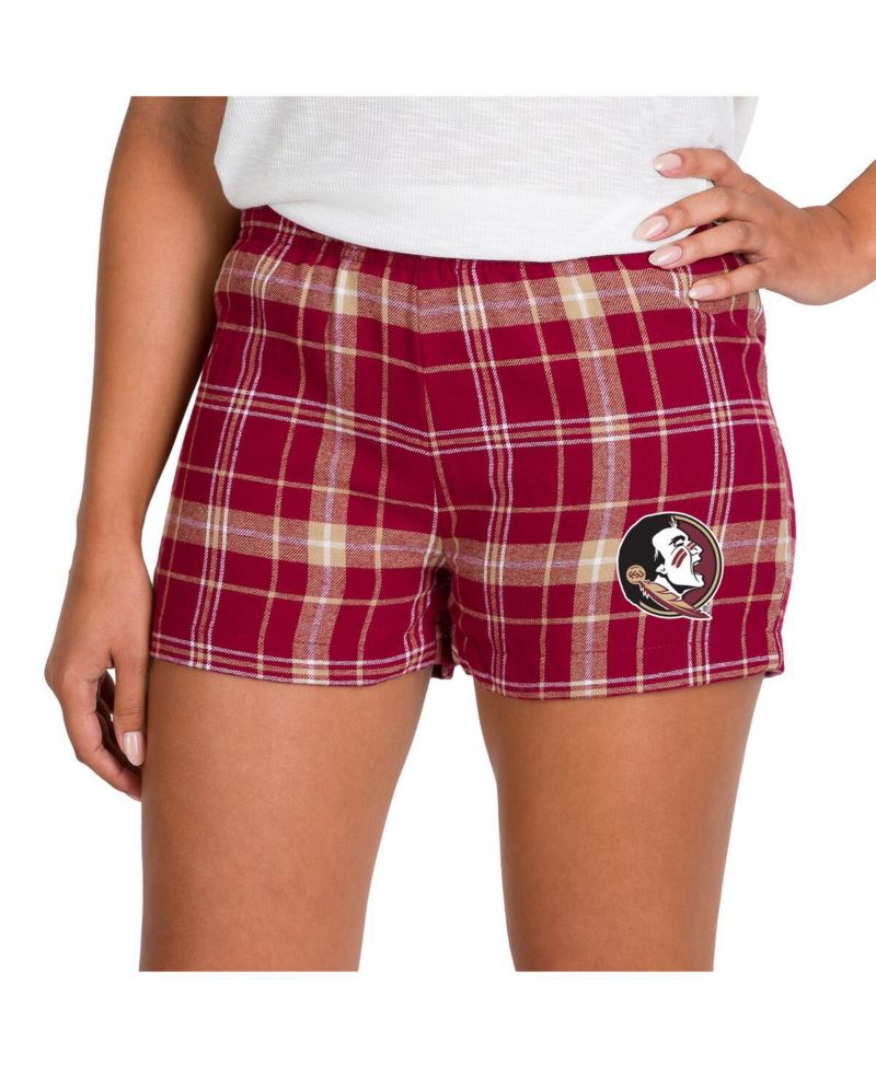 Women's Garnet/Gold Florida State Seminoles Ultimate Flannel Shorts