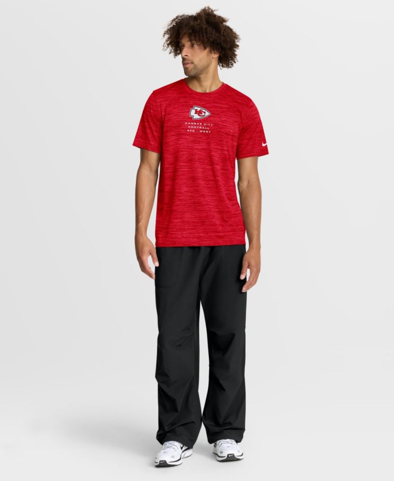 Men's Kansas City Chiefs Velocity Screen Print Cross-Dyed T-Shirt