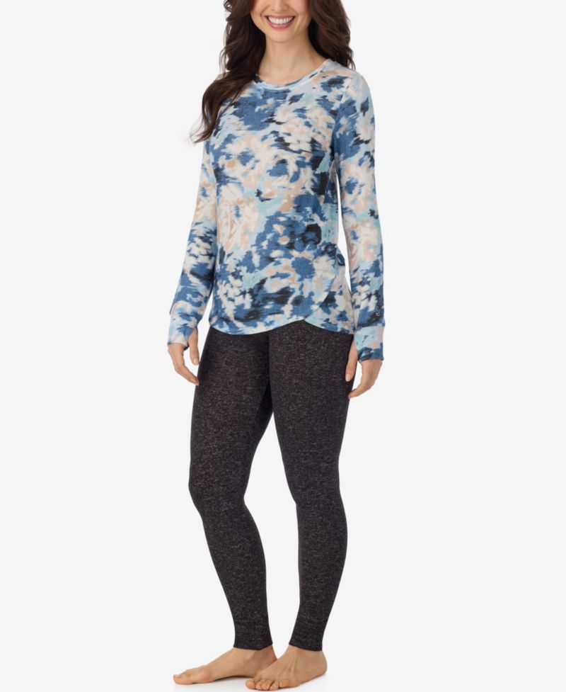 Women's SoftKnit Crewneck Sweater-Knit Long-Sleeve Top