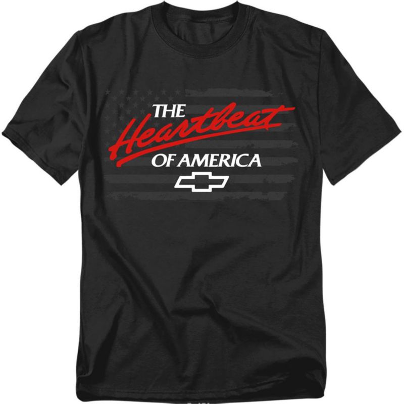 Men's Chevrolet Heartbeat Of America Flag T-Shirt