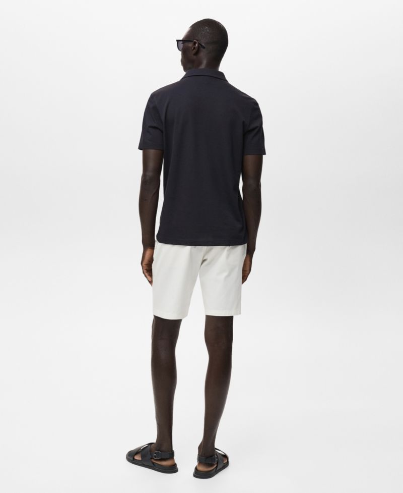 Men's Slim-Fit Cotton-Pique Polo Shirt