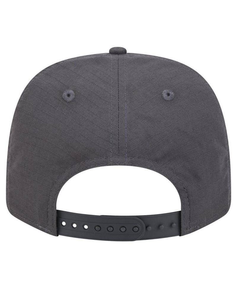 Men's Graphite Golden State Warriors Team Elevated Patch 9SEVENTY Adjustable Hat