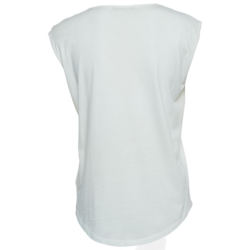 Women's White Cotton Top