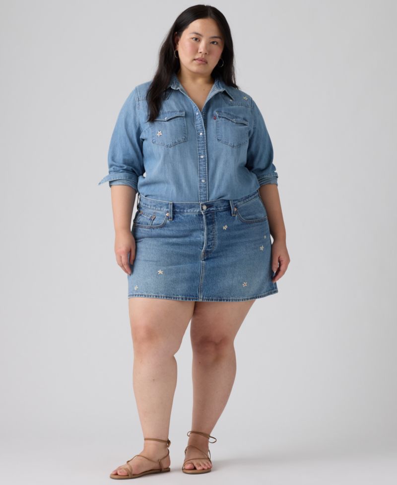 Premium Women's Icon Cotton Denim Skirt