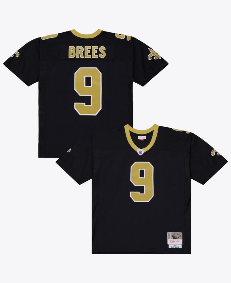 Men's Drew Brees Black New Orleans Saints 2009 Legacy Jersey
