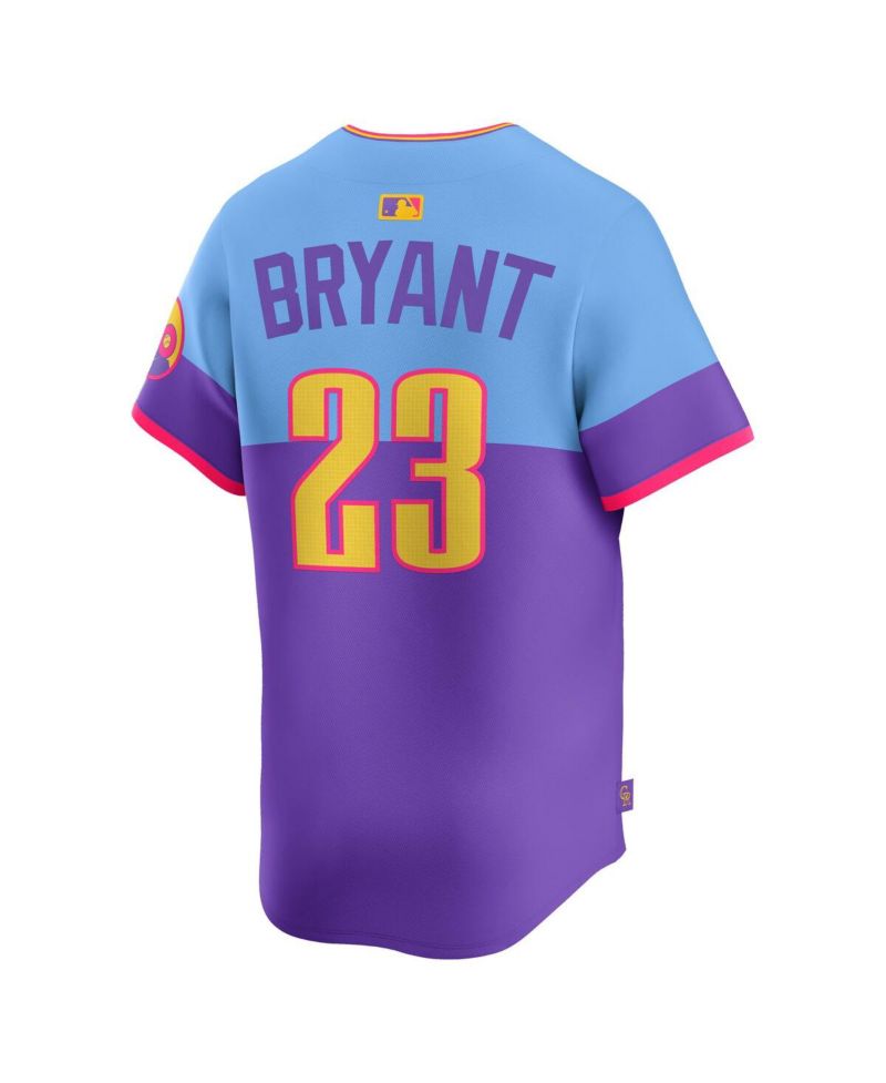 Men's Kris Bryant Purple/Light Blue Colorado Rockies 2025 City Connect Limited Player Jersey