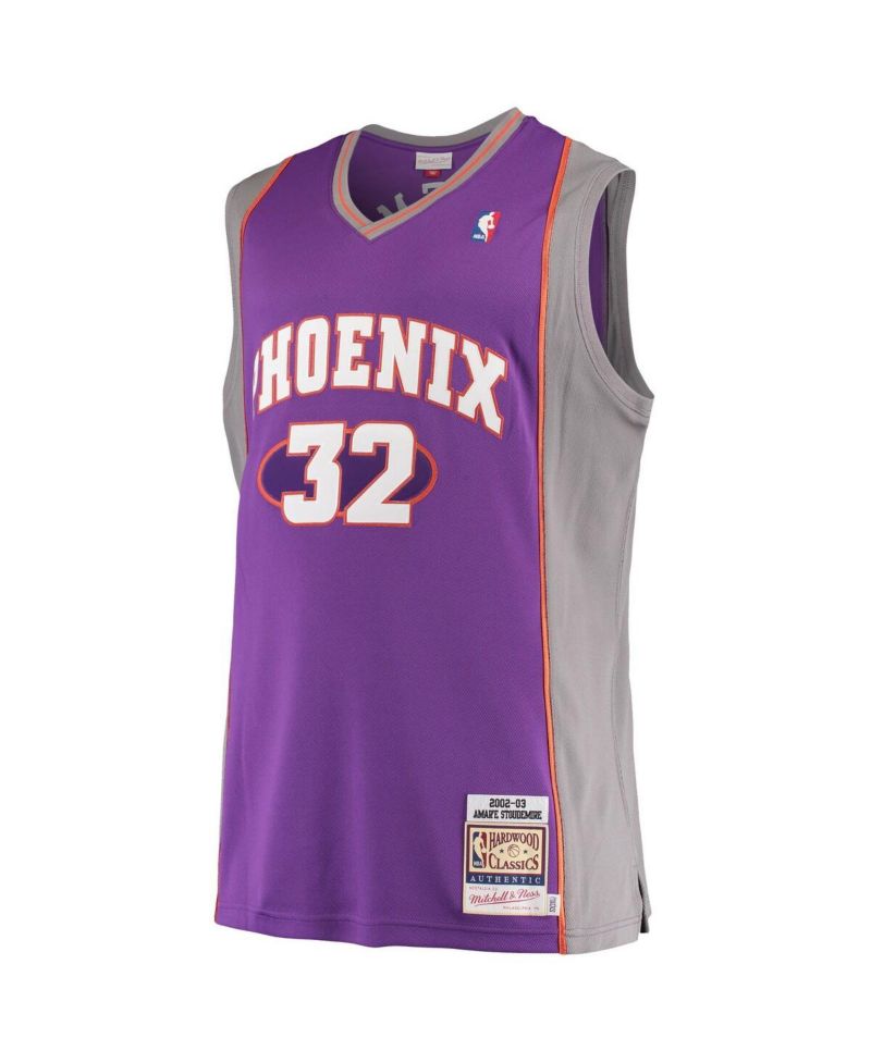 Men's Amar'e Stoudemire Purple Phoenix Suns Hardwood Classics Authentic Jersey