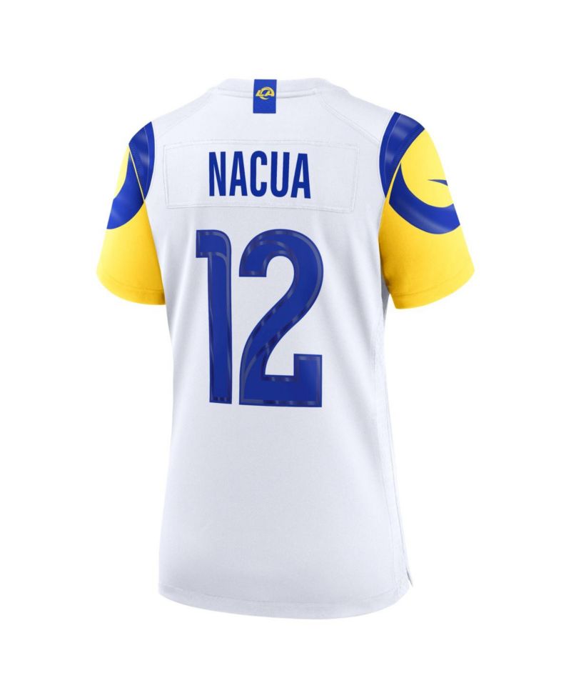 Women's Puka Nacua White Los Angeles Rams Game Jersey