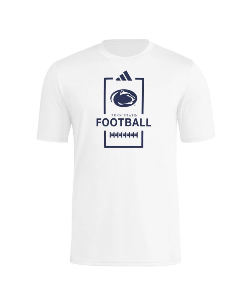 Men's White Penn State Nittany Lions Football Polyester T-Shirt