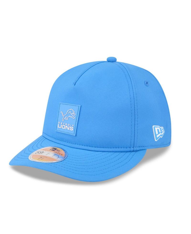 Men's Blue Detroit Lions 2025 Sideline Retro Crown 59FIFTY Fitted Hat