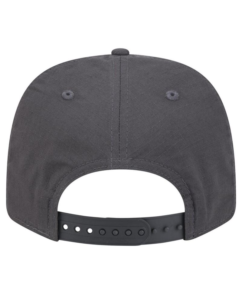 Men's Graphite Chicago Bulls Team Elevated Patch 9SEVENTY Adjustable Hat