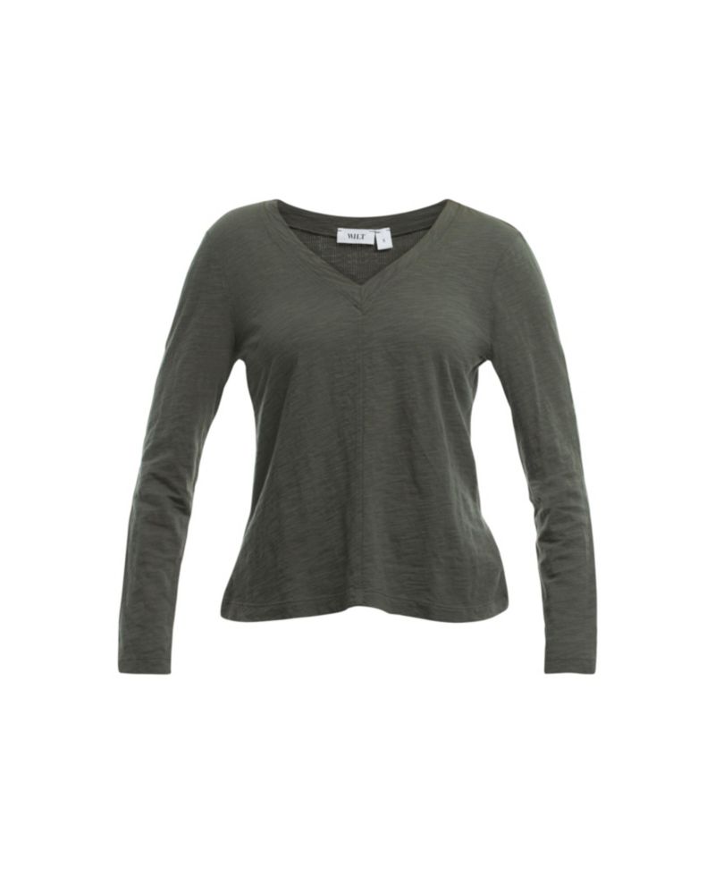 Women's Deep V Slim Tee
