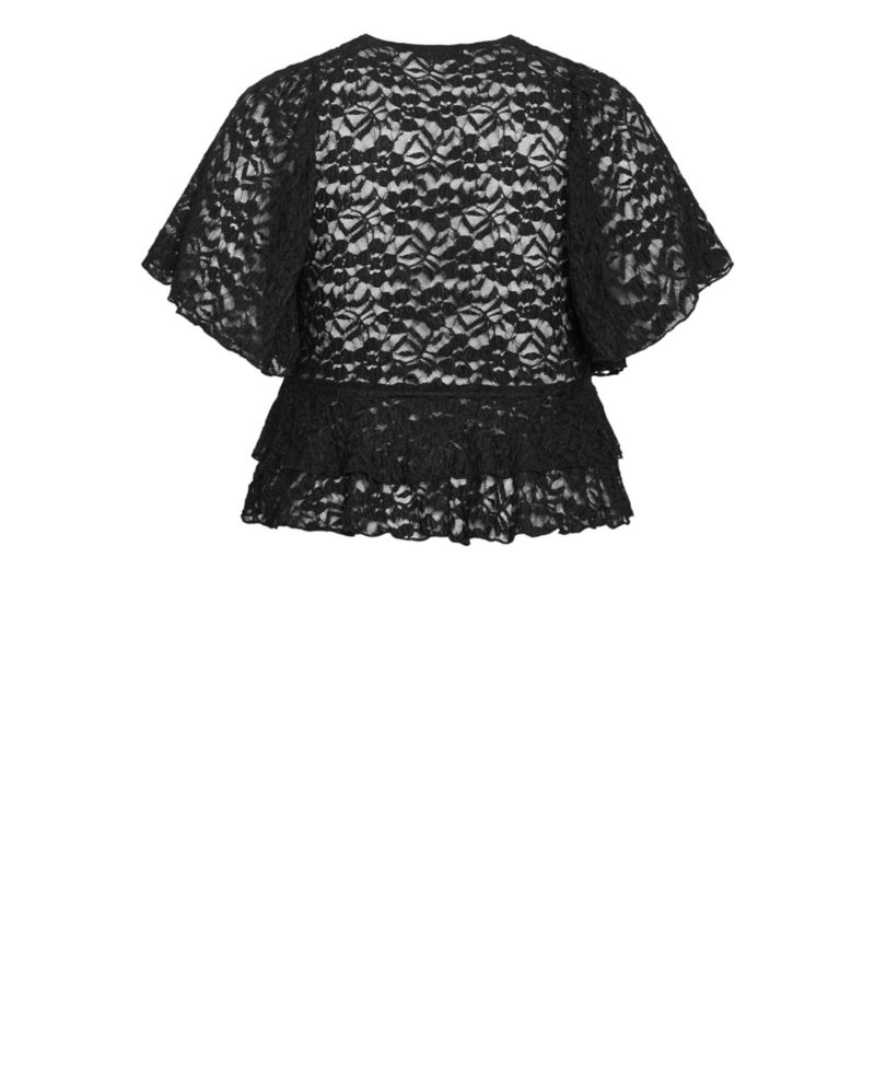 Plus Size Lily Dressy Lace Top