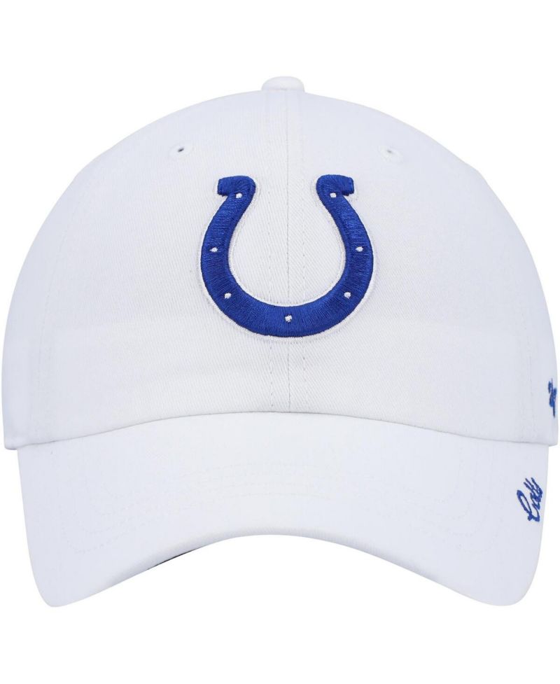 Women's '47 White Indianapolis Colts Team Miata Clean Up Adjustable Hat