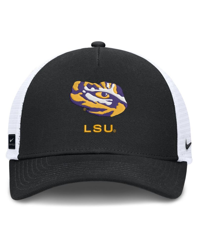 Men's and Women's Black LSU Tigers 2026 On-Field Gameday Trucker Hat
