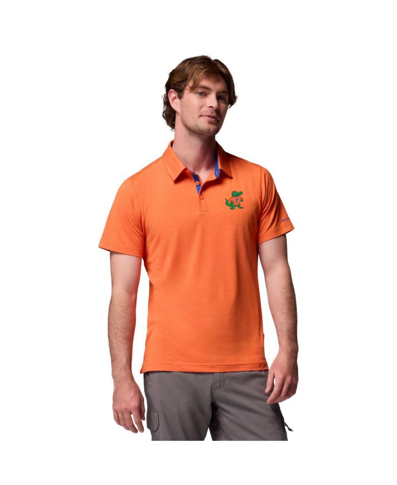 Men's Orange Florida Gators Tech Trail Polo Shirt