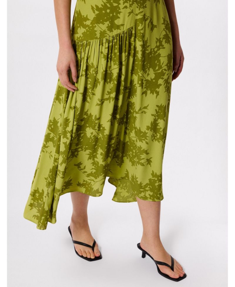 Women's Floral Asymmetric Dress