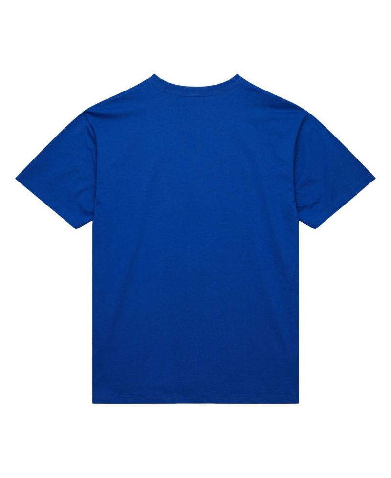 Men's Royal Golden State Warriors Hardwood Classics Neon Nights Premium T-Shirt
