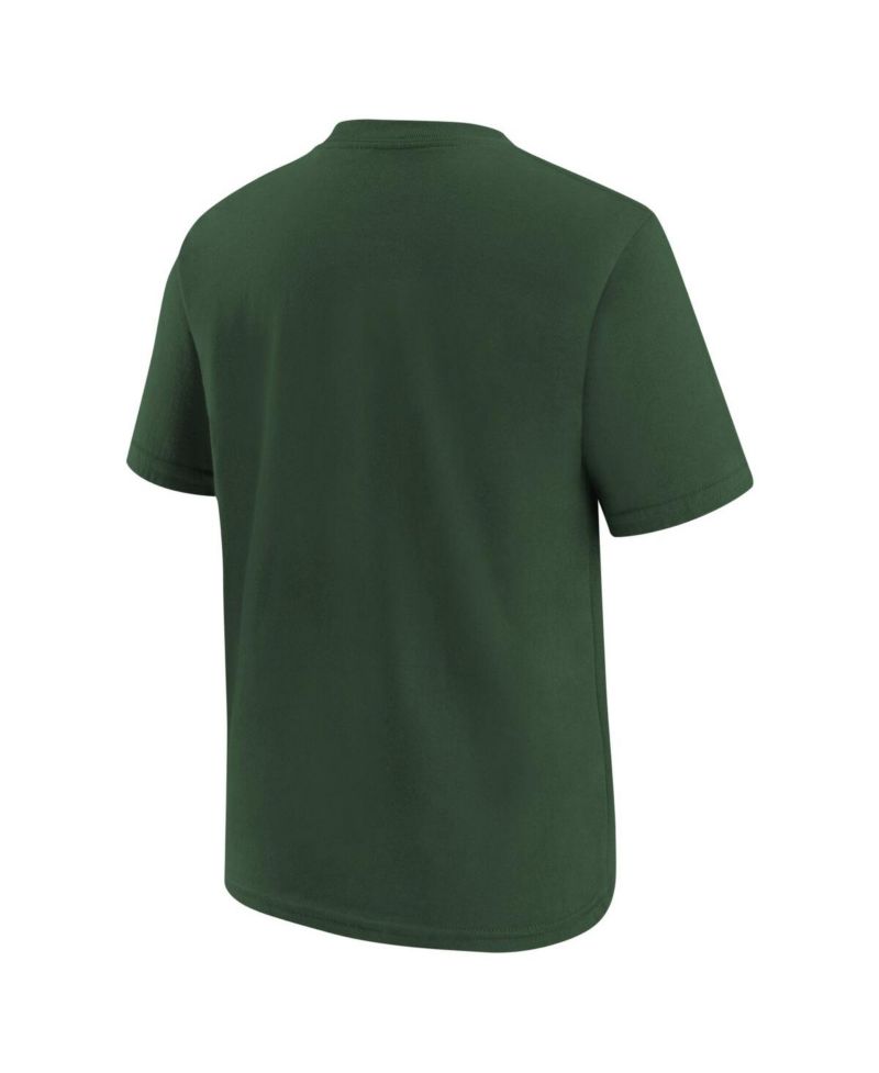 Big Boys and Girls Hunter Green Seattle Storm Essential Logo T-Shirt