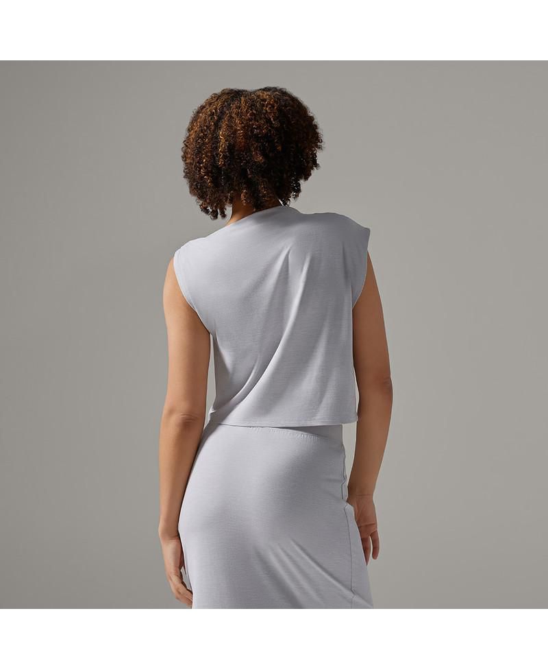 Women's Brushed Tec Knit Asymmetrical Tee