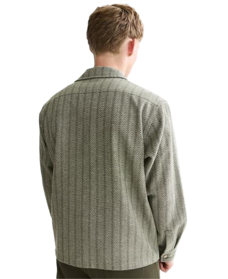 Men's Jacquard Relaxed-Fit Shirt