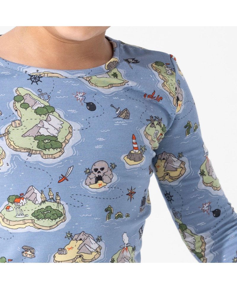 Unisex Kids' Pirate Cove Set of 2 Piece Pajamas