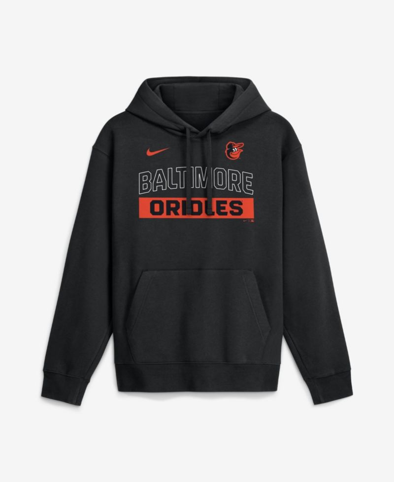 Men's Black Baltimore Orioles Primetime Club Hoodie
