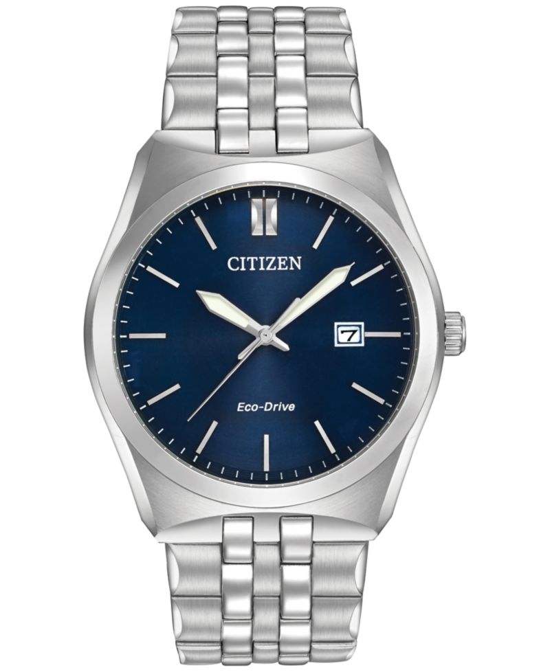 Men's Eco-Drive Stainless Steel Bracelet Watch 40mm BM7330-59L