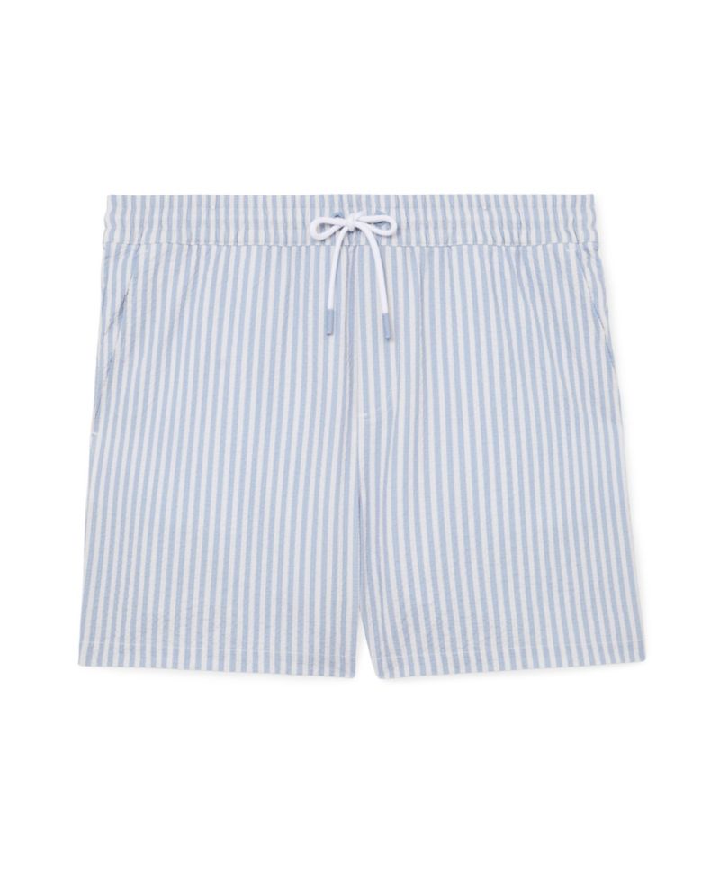Men's Bay Seersucker Stripe Swim Shorts