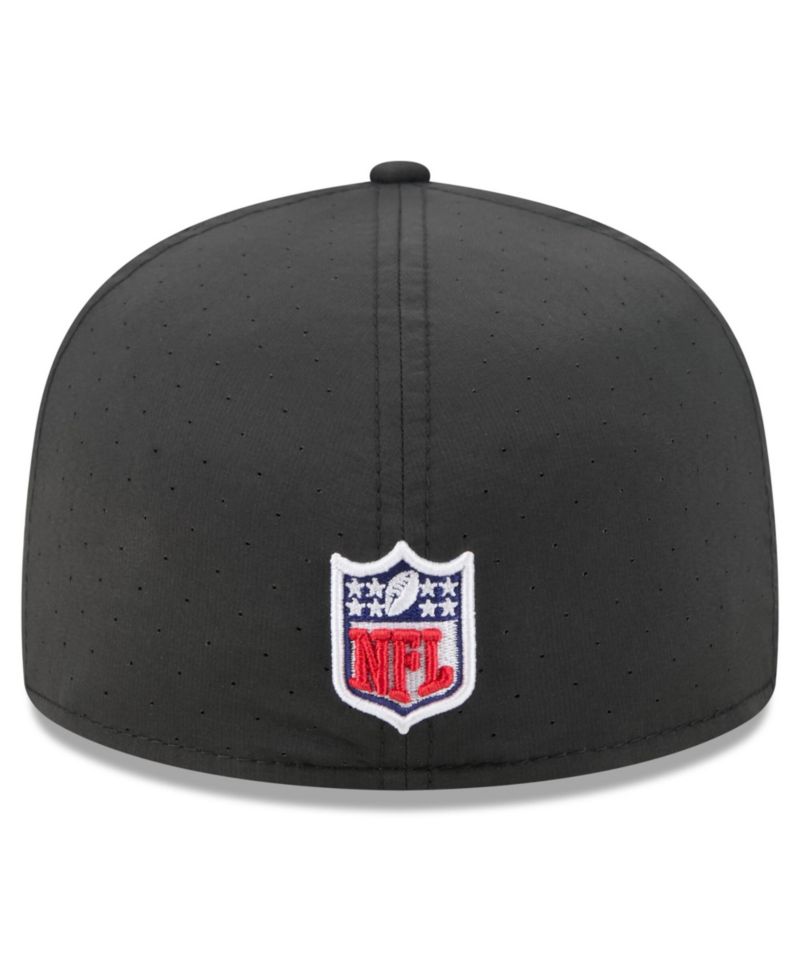 Men's Black Philadelphia Eagles 2026 NFL Cruical Catch 59FIFTY Fitted Hat