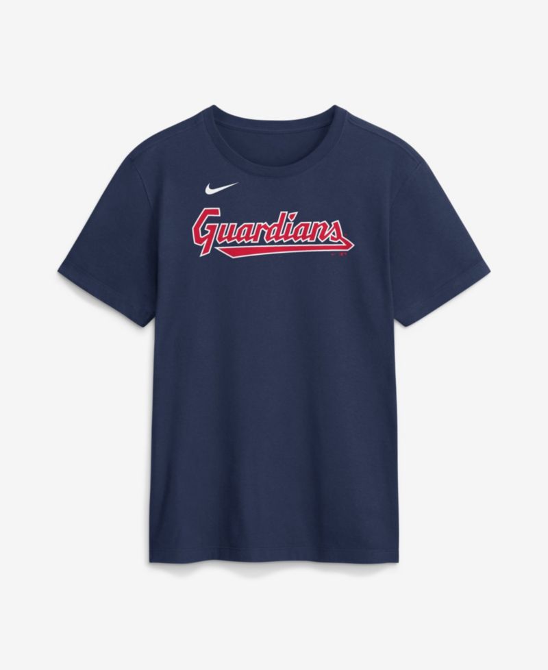 Men's Travis Bazzana Navy Cleveland Guardians Name & Number T-Shirt