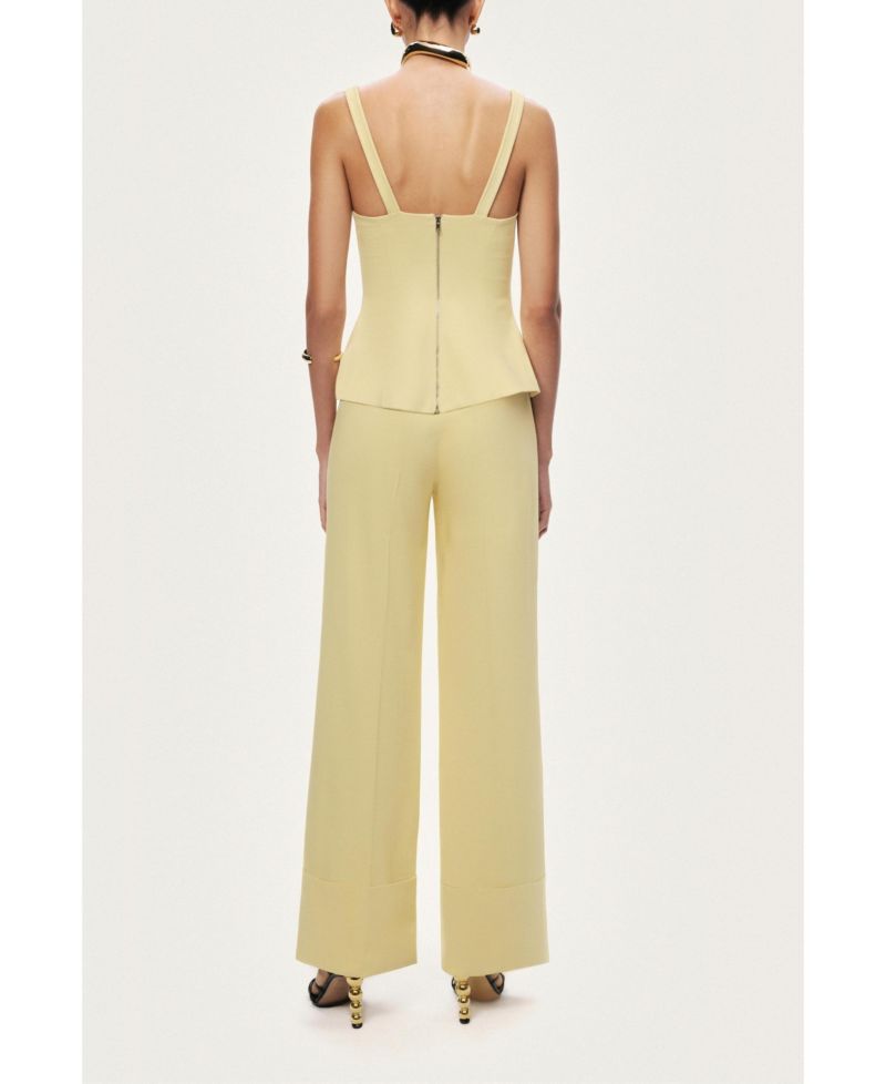Women's High-Waist Tailored Wide-Leg Pants