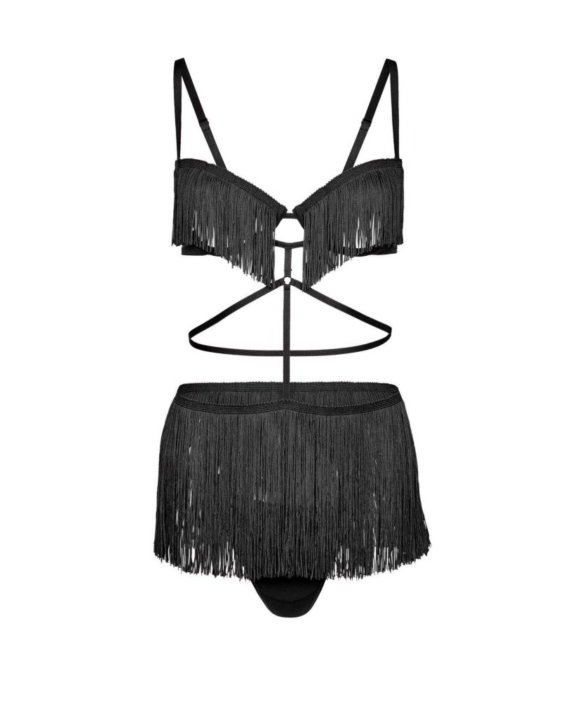 Plus Size Neveah Fringe Playsuit Lingerie
