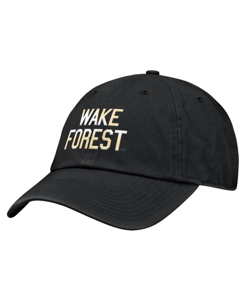Men's Black Wake Forest Demon Deacons Club Adjustable Hat