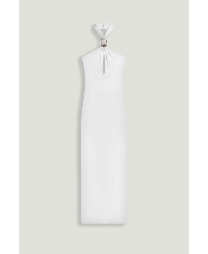 Women's Cut-Out Detail Embellished Maxi Dress