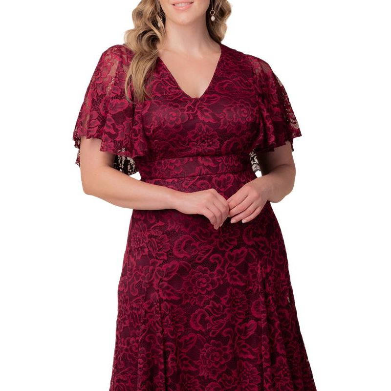Plus Size Camille Lace Cocktail Dress