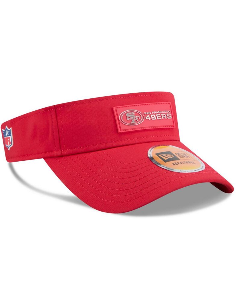 Men's Scarlet San Francisco 49ers 2025 Sideline Visor Hat