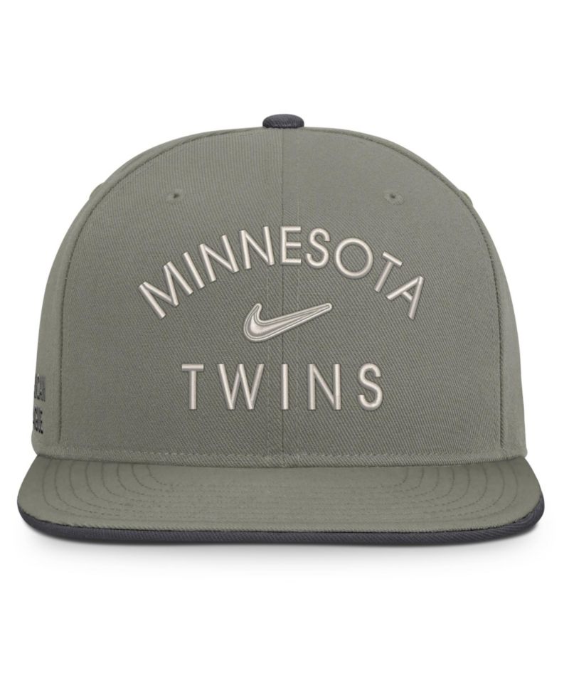 Men's Olive Minnesota Twins Pro Dri-FIT Snapback Hat