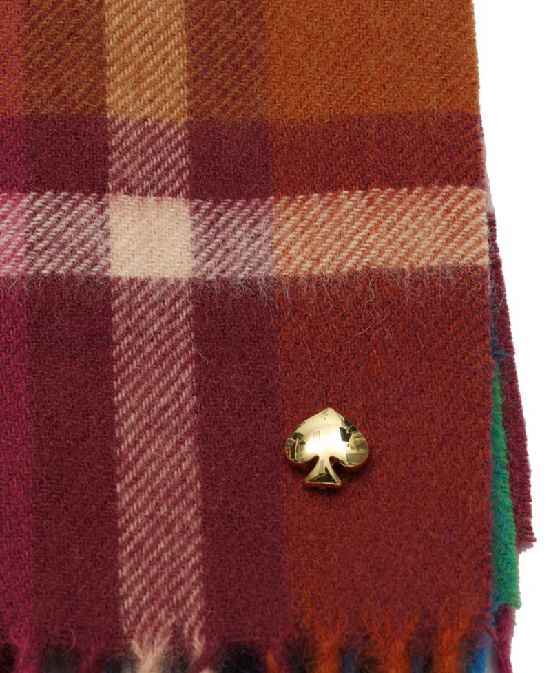 Women's Plaid Mix Yarn-Dyed Scarf