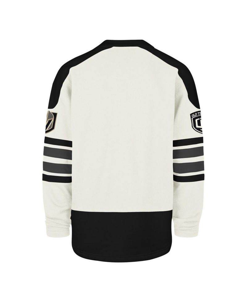 Men's Cream Vegas Golden Knights Pond Hockey Trio Eternal Lacer Sweatshirt