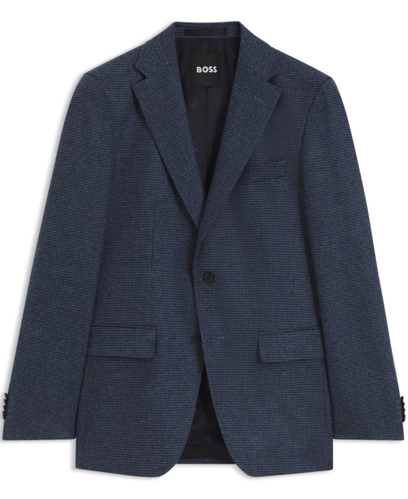BOSS by Men's Wool-Cashmere Slim-Fit Blazer
